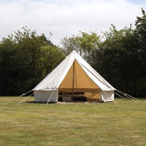 5M Bushcraft Traditional Bell Tent with100% Cotton Canvas - Used - Marked
