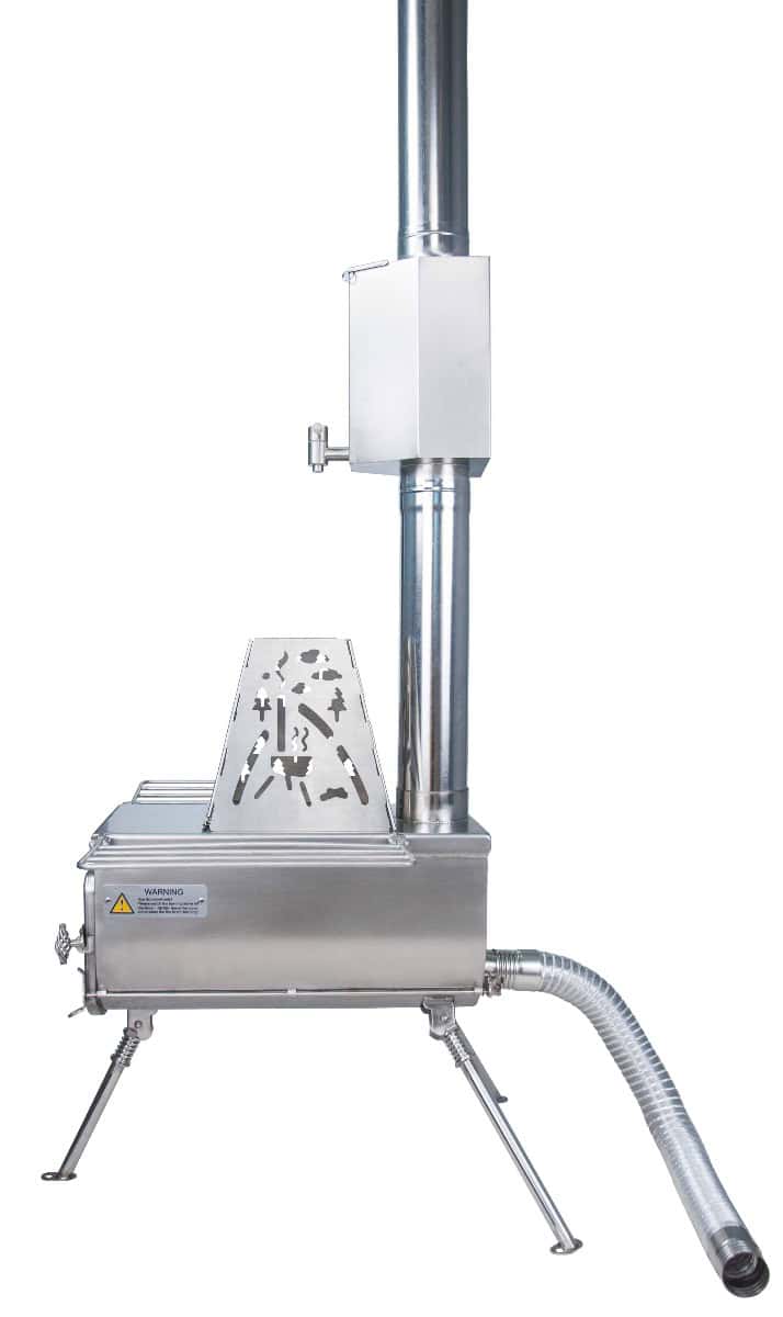 Winnerwell Woodlander Camping Stove Plus External Air - Size L - With Free Opener & Seal Set worth £11.99! - Image 7