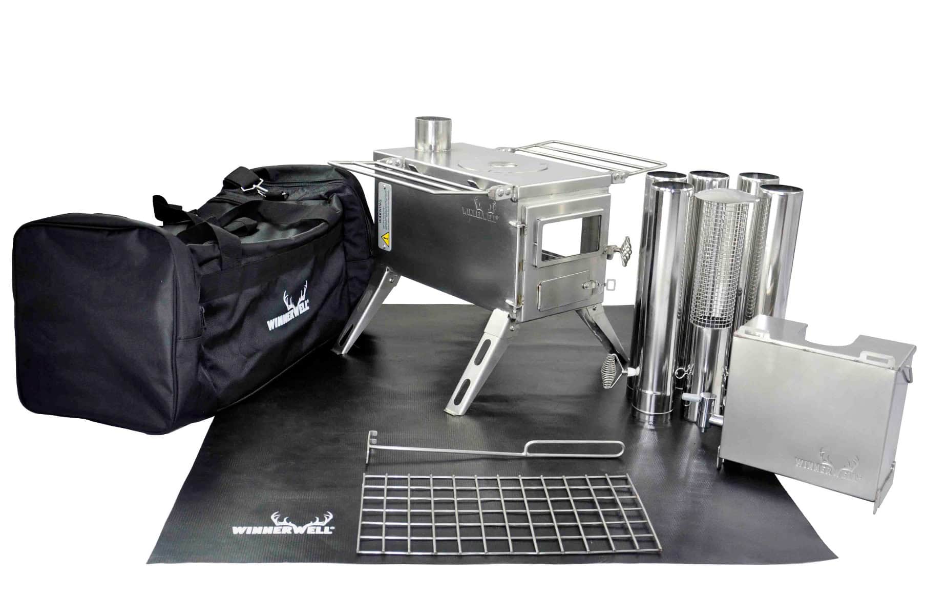 Winnerwell Nomad View M-sized Camping Stove Package