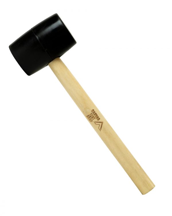 Rubber camping mallet
