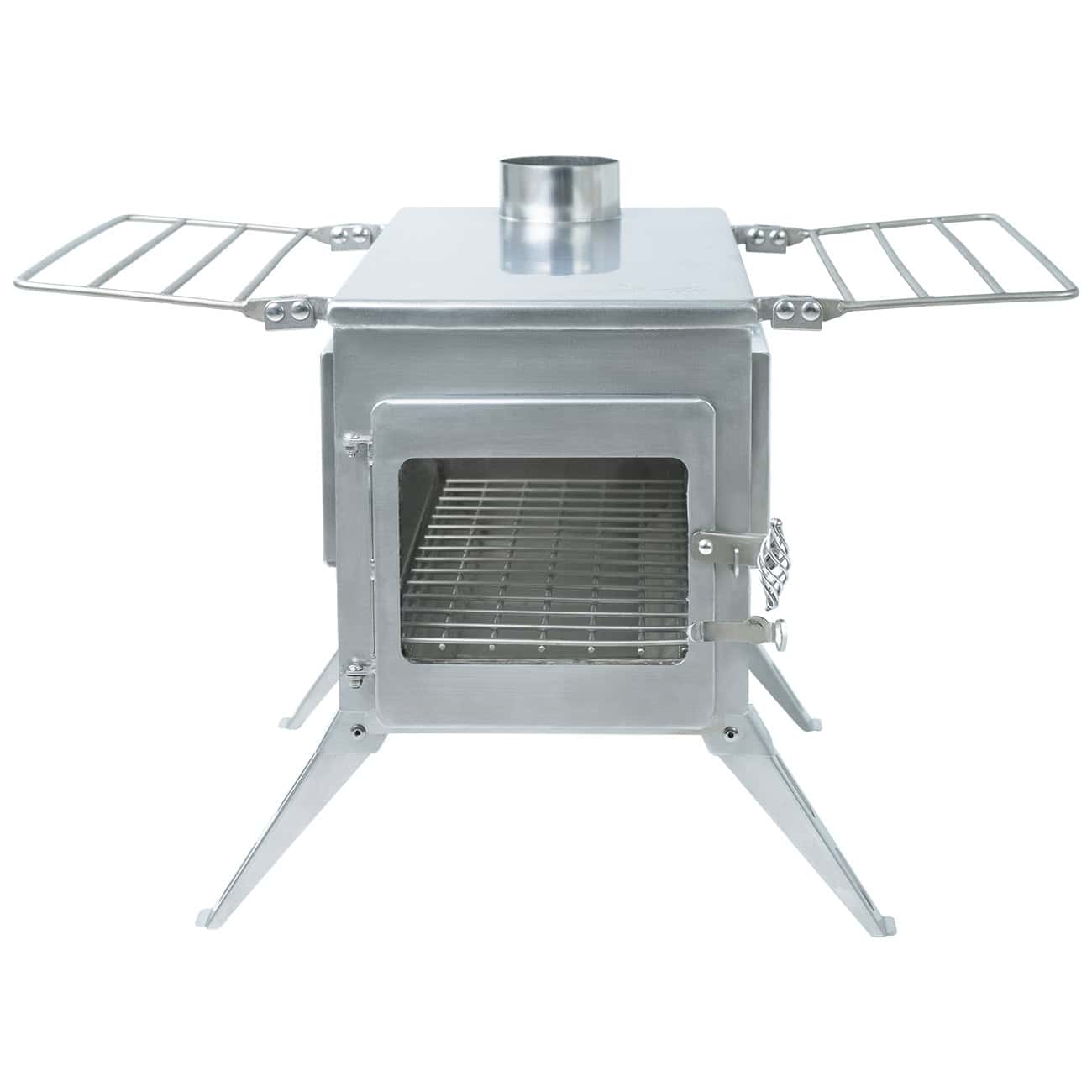 Winnerwell Nomad PLUS Double View External Air - Large - Wood Burning Camping Stove - Image 3