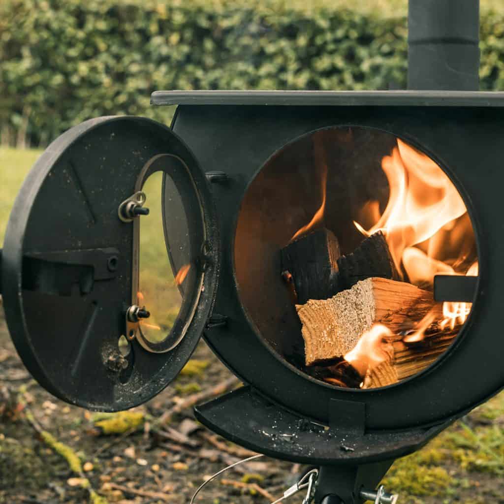 Bell Tent Wood Burning Stove by Canvas tent shop