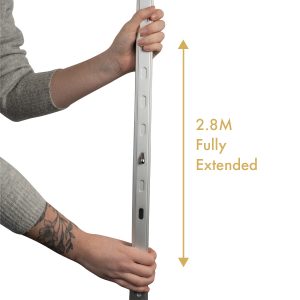 Extendable support camping pole