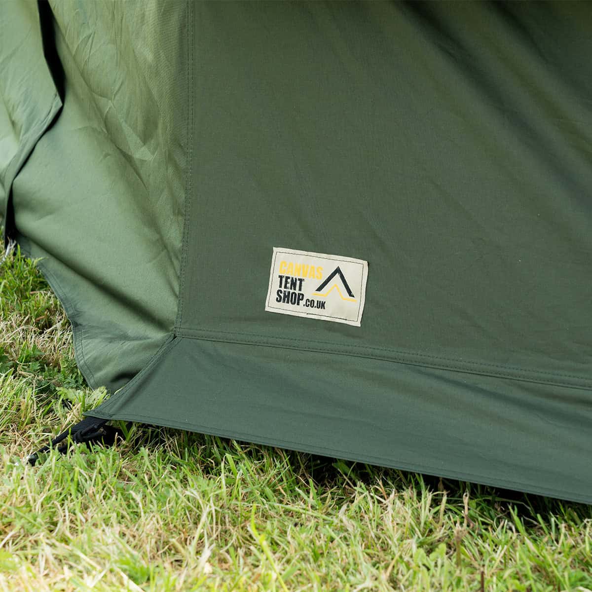 4M Bell Tent Lite - Olive Green -14.2KG with Zipped in Groundsheet & Oxford Fabric - Image 4