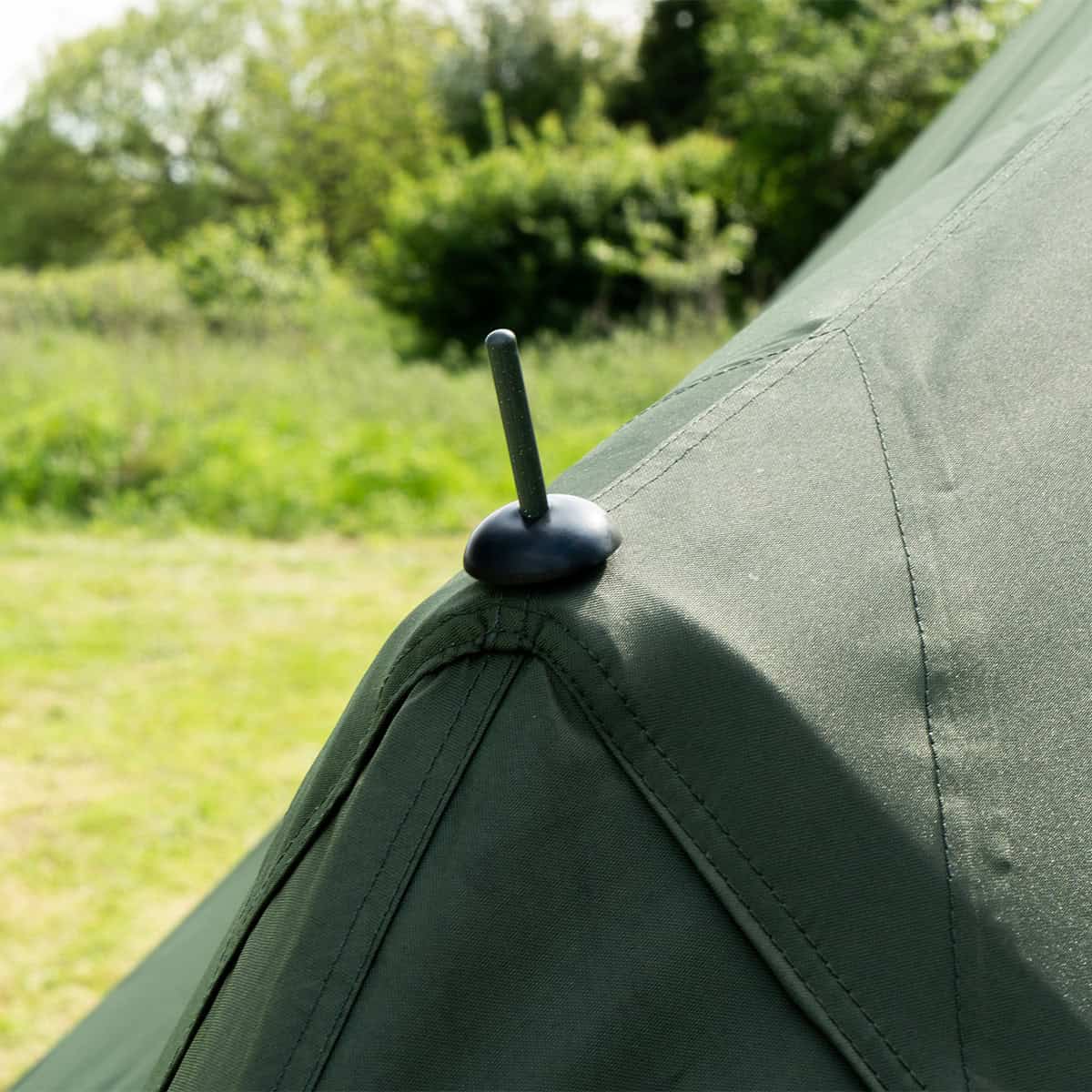 4M Bell Tent Lite - Olive Green -14.2KG with Zipped in Groundsheet & Oxford Fabric - Image 8