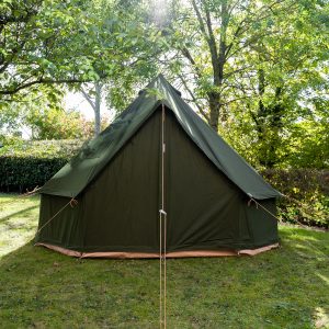 4m Kokoon Deluxe XL Bell Tent with Chimney Fitting - Olive Green - 100% Cotton canvas - New Colour
