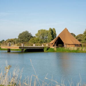 4m Kokoon Deluxe XL Bell Tent with Chimney Fitting - Walnut Brown - 100% Cotton canvas - New Colour - Pre-order now!