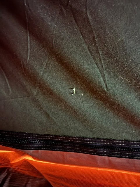 5M Kokoon Deluxe Bell Tent with Chimney fitting - 100% Cotton Canvas - Olive Green - used once - small hole in canvas - Image 2