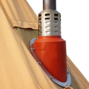 Winnerwell Angled Flashing Kit - Large - compatible with 3.5'' & 3'' external air triple wall heat protector chimney