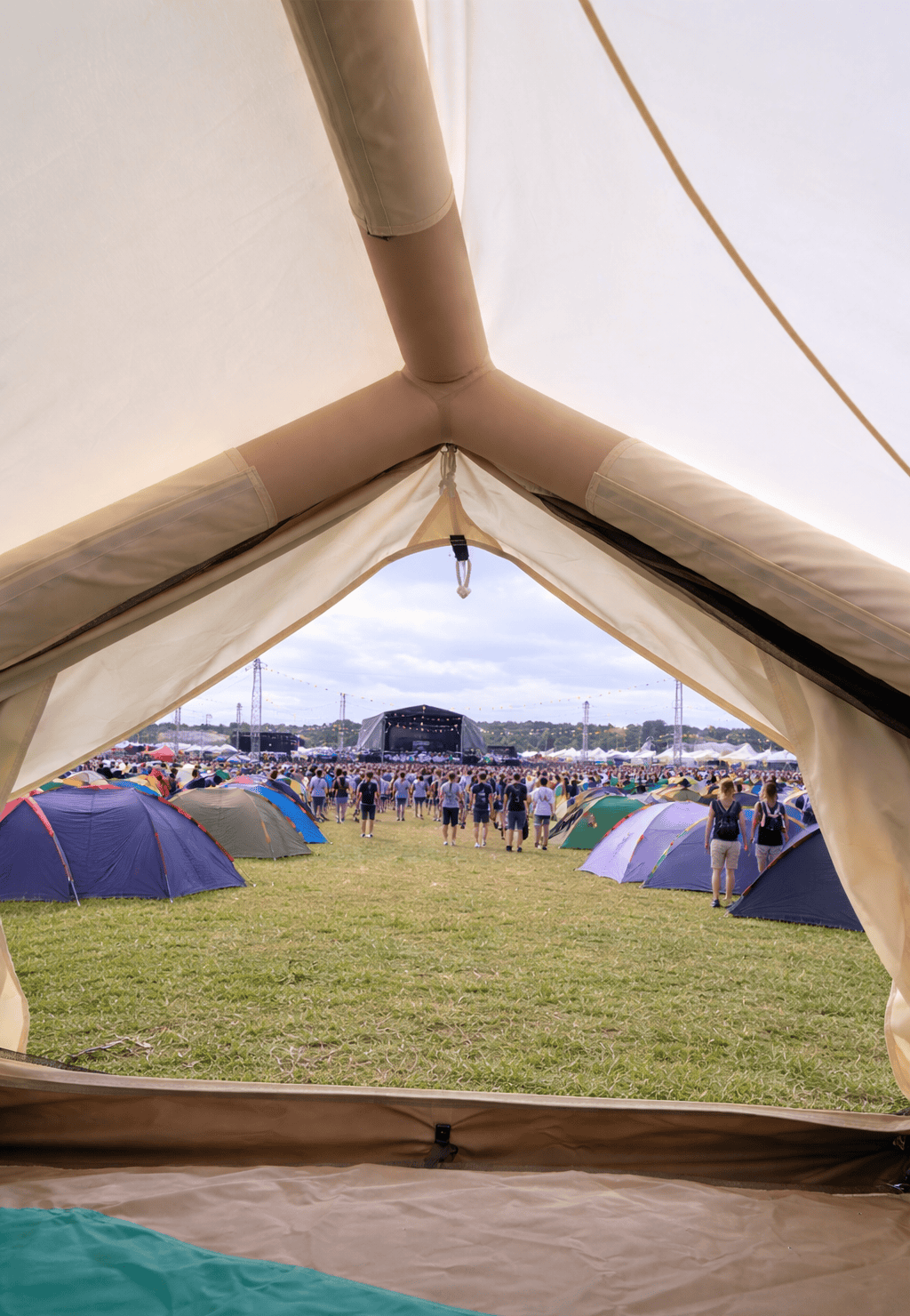 2.5m Inflatabell Lite Air Tent - Oxford Canvas - No Centre Pole - set up in minutes! Only 7kg! - Image 4