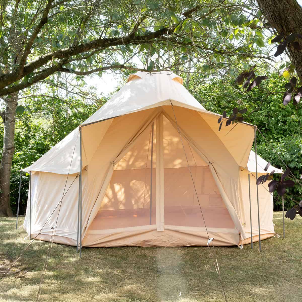 Ashley 4m Bell Tent – Yurt Style | 285GSM Natural Cotton Canvas - Image 2