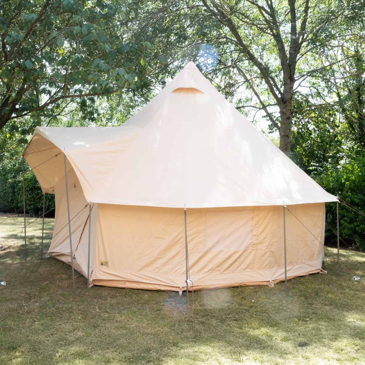 Ashley 4m Bell Tent – Yurt Style | 285GSM Natural Cotton Canvas - Image 5