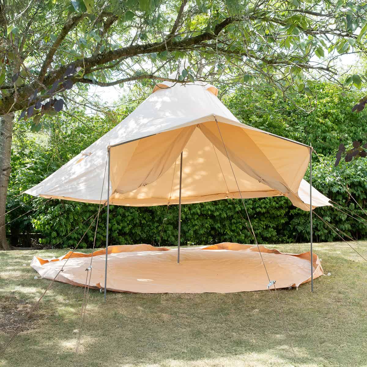 Ashley 5m Bell Tent – Yurt Style | 285GSM Natural Cotton Canvas - Image 17