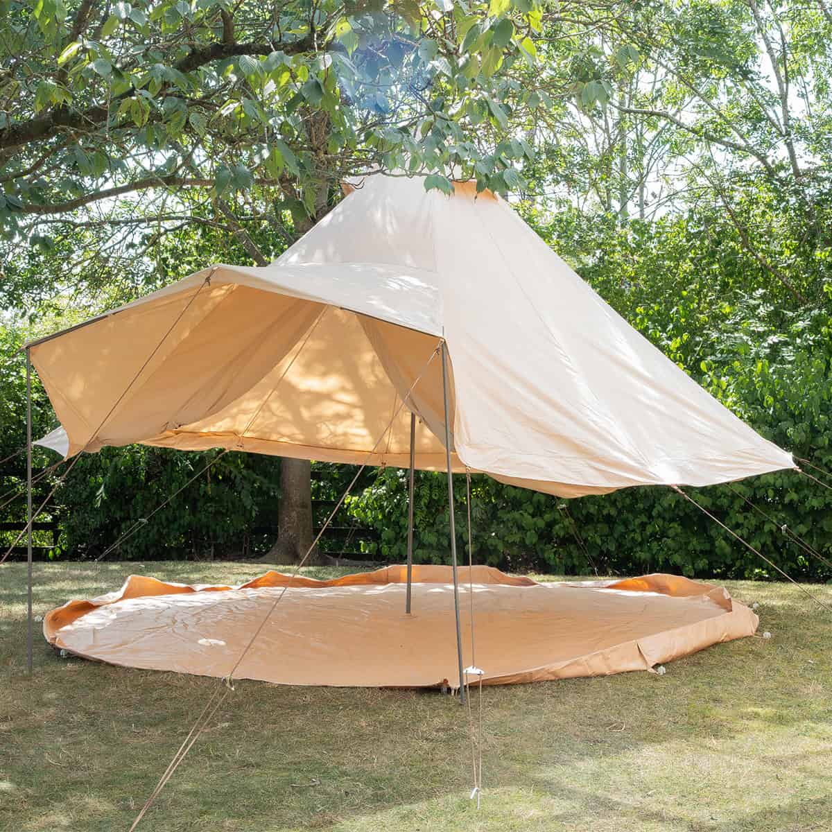 Ashley 4m Bell Tent – Yurt Style | 285GSM Natural Cotton Canvas - Image 17