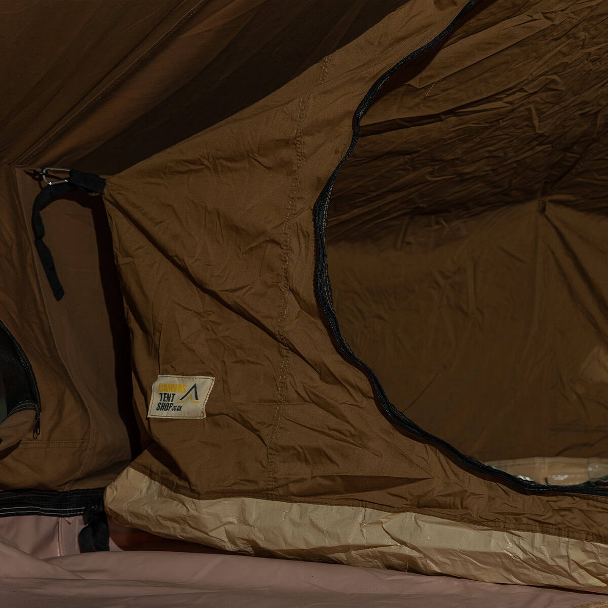 Bell Tent Quarter Inner for 5M Kokoon / Polycotton Bell Tent - Walnut Brown - New Colour! - Image 6