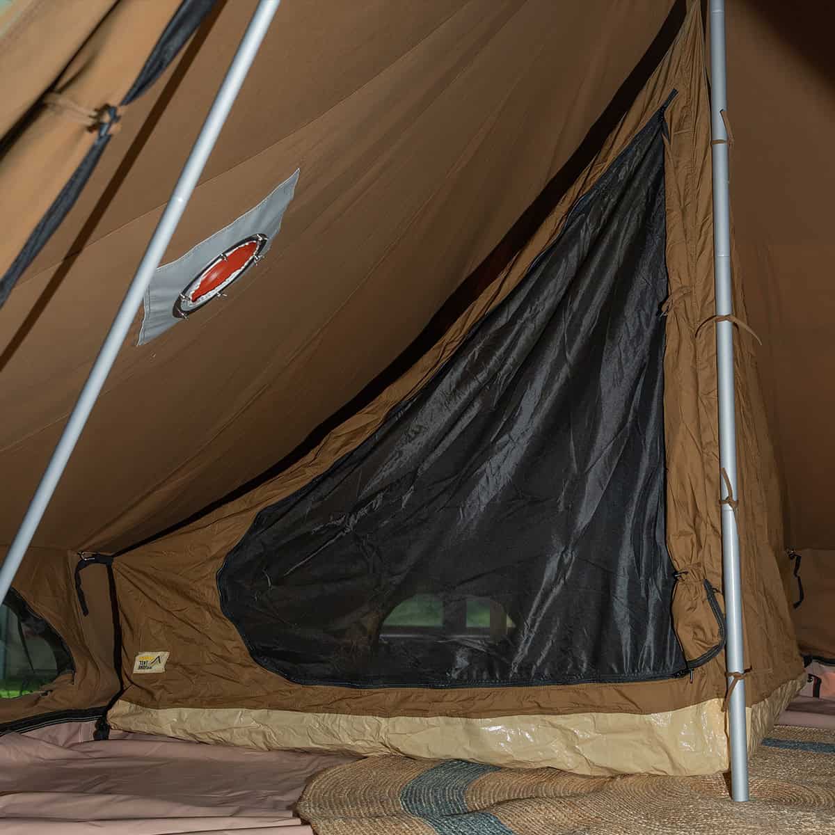 Bell Tent Quarter Inner for 5M Kokoon / Polycotton Bell Tent - Walnut Brown - New Colour! - Image 2