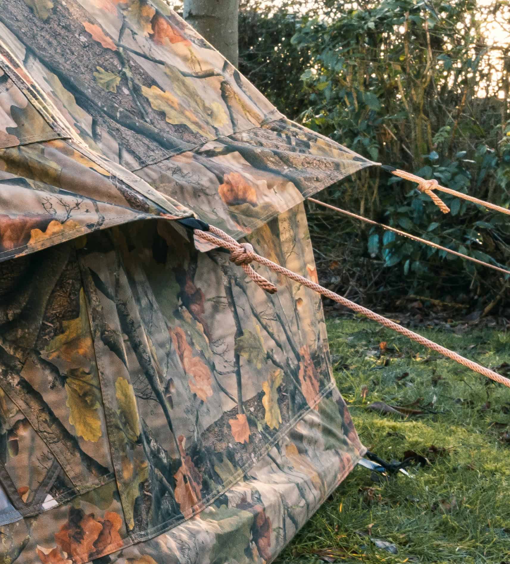 4m Camo Bell Tent with Chimney Fitting – Exclusive Design - Image 2